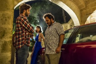 Una vita spericolata: Lorenzo Richelmy, Antonio Gerardi e Matilda De Angelis in una scena del film