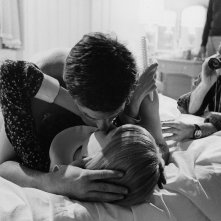 Rosemary's Baby: Mia Farrow, John Cassavetes e Roman Polanski sul set del film