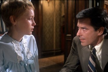 Rosemary's Baby: Mia Farrow and John Cassavetes in a scene from the film
