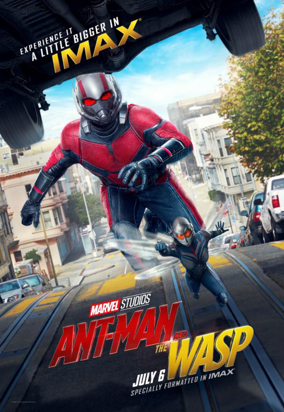 AntMan and the Wasp gli eroi in azione nel nuovo poster IMAX