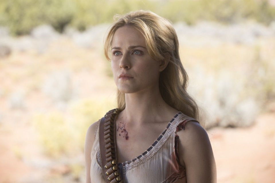 Westworld: Evan Rachel Wood in una scena dell'episodio Vanishing Point