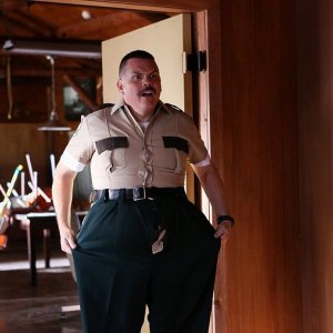 Super Troopers 2: Kevin Heffernan in una scena del film
