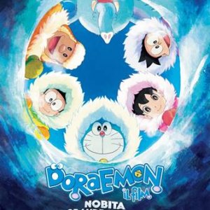 Locandina di Doraemon - La grande avventura in Antartide