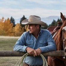 Yellowstone: Kevin Costner in una scena della serie