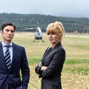 Yellowstone: Wes Bentley and Kelly Reilly in una scena della serie