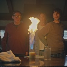 Hereditary: Toni Collette, Gabriel Byrne e Alex Wolff in una scena del film