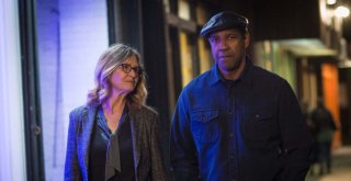 The Equalizer 2 - Senza perdono, Denzel Washington e Melissa Leo in una scena
