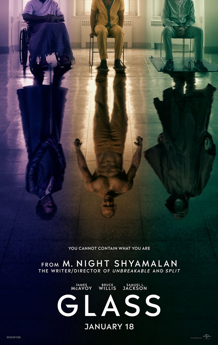 Glass: il poster del film