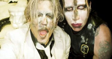 Johnny Depp e Marilyn Manson nel video Say10