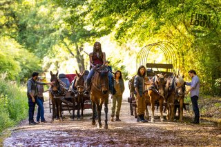 The Walking Dead: Danai Gurira in una foto della nona stagione