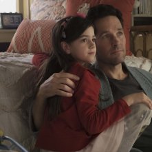 Ant-Man and the Wasp: Abby Ryder Fortson e Paul Rudd in una scena del film