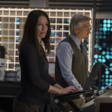 Ant-Man and the Wasp: Evangeline Lilly e Michael Douglas in una scena del film