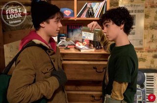 Shazam!: Asher Angel in una scena con Jack Dylan Grazer