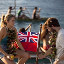 Resta con me: Shailene Woodley e Sam Claflin in un momento del film