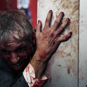 The End? L'inferno fuori: un'immagine tratta dal film