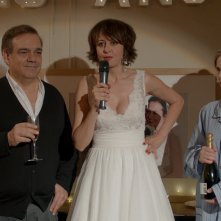 Un marito a metà: Valérie Bonneton, Didier Bourdon e Isabelle Carré in una scena del film