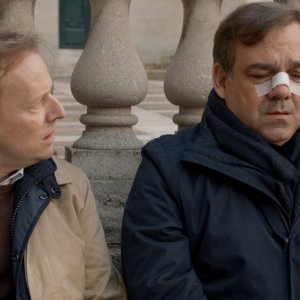 Un marito a metà: Didier Bourdon e Laurent Stocker in una scena del film