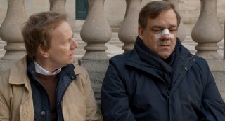 Un marito a metà: Didier Bourdon e Laurent Stocker in una scena del film
