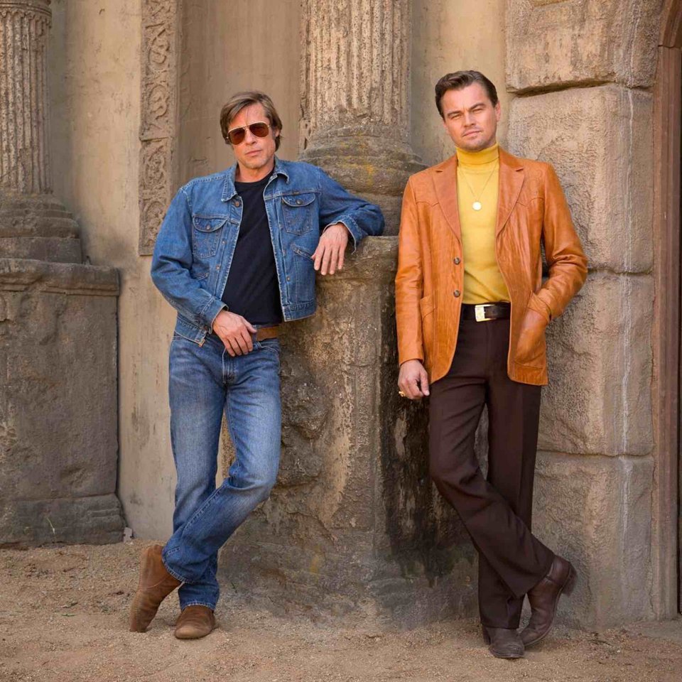 C'era una volta a...Hollywood: Brad Pitt e Quentin Tarantino nella prima foto del film