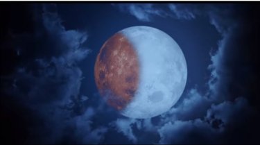 Hellboy: l'eclissi di luna in una scena del film