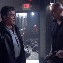 Escape Plan 2 - Ritorno all'inferno: Sylvester Stallone e Dave Bautista in una scena del film