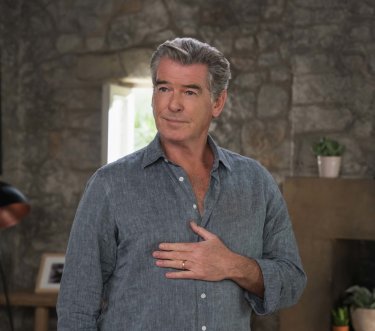 Oh mama!  Here We Go Again: Pierce Brosnan in a scene from the film