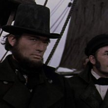 Moby Dick la balena bianca: Gregory Peck in una scena del film