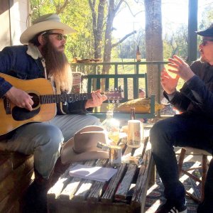 Blaze: Ethan Hawke e Ben Dickey sul set