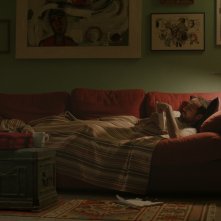 L'ospite: Daniele Parisi in una scena