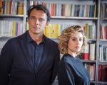 Alessandro Preziosi e Greta Scarano sul set di Non mentire, nuova serie thriller