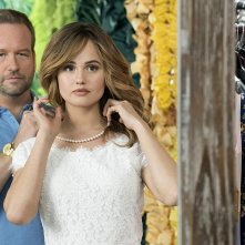 Insatiable: Debby Ryan e Dallas Roberts in una scena della serie