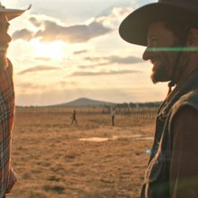 Nuestro tiempo: Phil Burgers e Carlos Reygadas in un momento del film