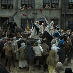 Peterloo: un momento del film
