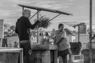 Roma Set Alfonso Cuaron Yalitza Aparicio