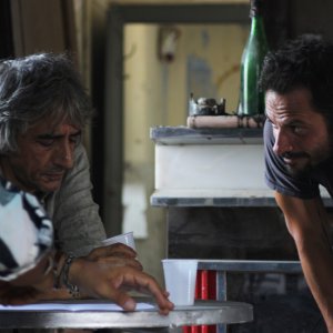 Il bene mio: Pippo Mezzapesa e Sergio Rubini sul set del film