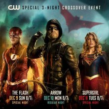 Arrow, The Flash, Supergirl: la locandina del crossover 2018