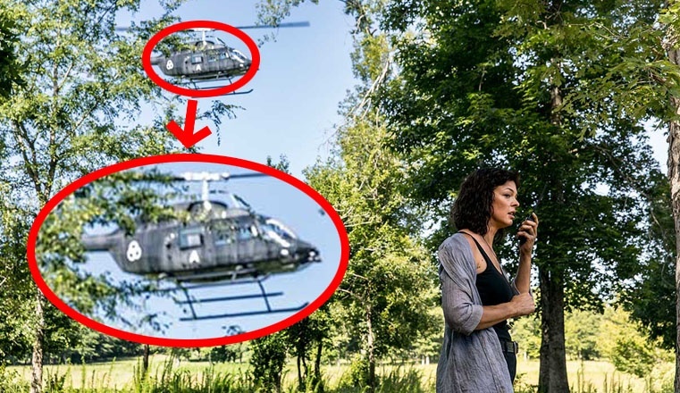 The Walking Dead Helicopter Season 9