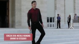 Venezia 2018: Michele Riondino al photocall del padrino.