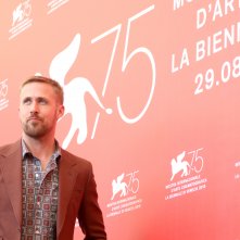 Venezia 2018: una foto di Ryan Gosling al photocall de Il primo uomo