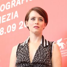 Venezia 2018: uno scatto di Claire Foy al photocall de Il primo uomo