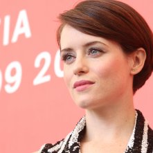Venezia 2018: un primo piano di Claire Foy al photocall de Il primo uomo