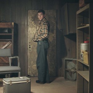 The Mountain: Tye Sheridan in una scena del film