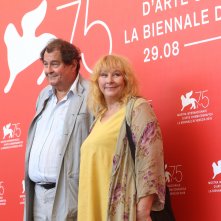 Venezia 2018: Yolande Moreau e Bruno Raffaelli al photocall di Les Estivants