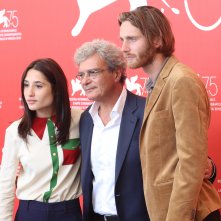 Venezia 2018:Mario Martone, Marianna Fontana e Reinout Scholten van Aschat  al photocall di Capri-Revolution