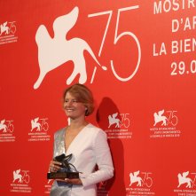 Venezia 2018: Natalya Kudryashova al photocall dei premiati