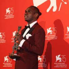 Venezia 2018: Baykali Ganambarr al photocall dei premiati