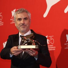 Venezia 2018: Alfonso Cuarón al photocall dei premiati