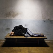 Sulla mia pelle: Alessandro Borghi in un momento del film