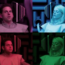 Maniac: Emma Stone eJonah Hill in una scena