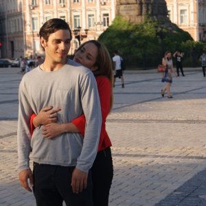 Un amore così grande: Francesca Loy e Giuseppe Maggio in un'immagine del film